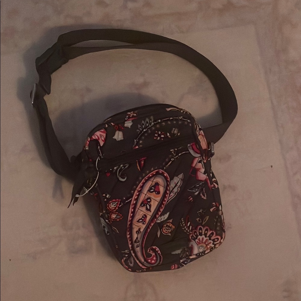 Floral Patterned Crossbody Bag